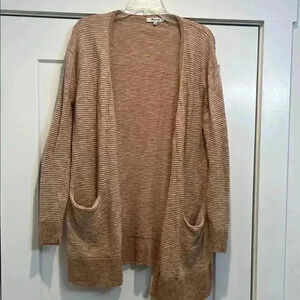 Madewell rose gold pink cardigan size XXS. In great condition!